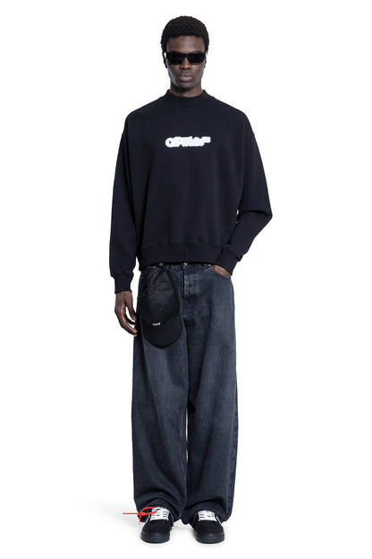 OFF-WHITE MAN BLACK SWEATSHIRTS