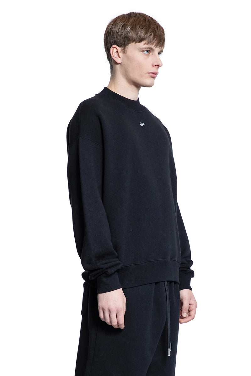 OFF-WHITE OFF-WHITE MAN BLACK SWEATSHIRTS man