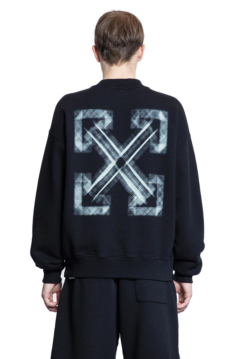 OFF-WHITE OFF-WHITE MAN BLACK SWEATSHIRTS man