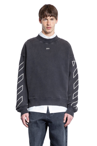 OFF-WHITE MAN BLACK SWEATSHIRTS