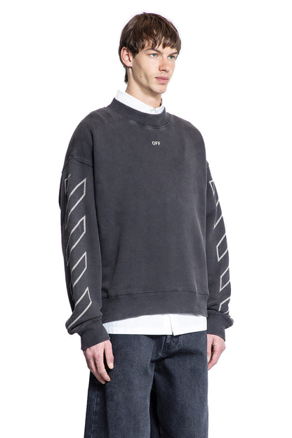 OFF-WHITE MAN BLACK SWEATSHIRTS