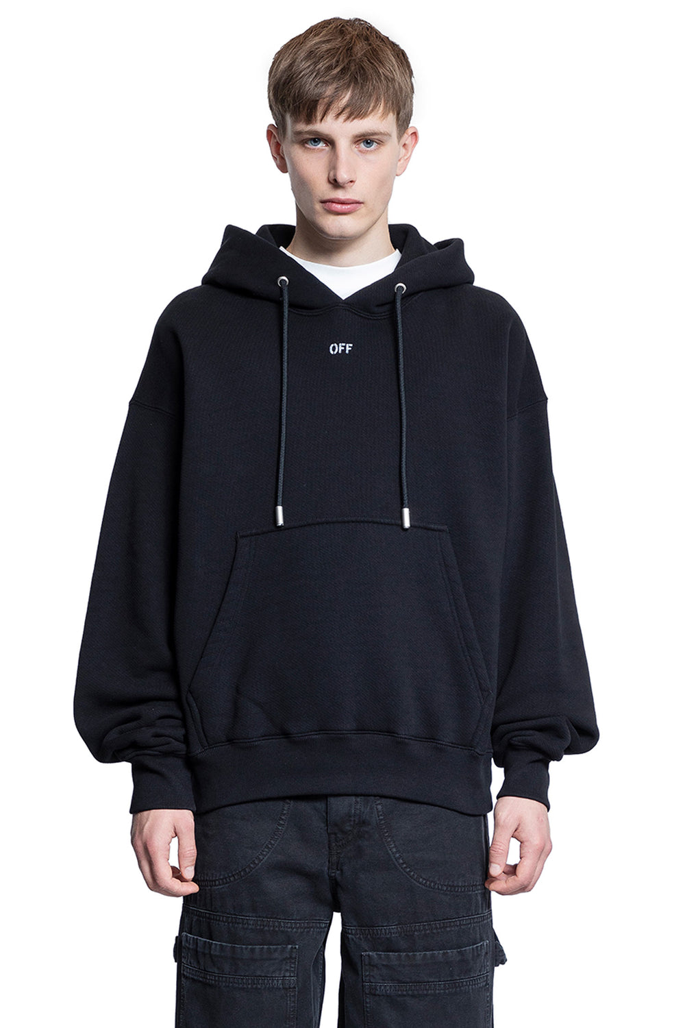 OFF-WHITE MAN BLACK SWEATSHIRTS