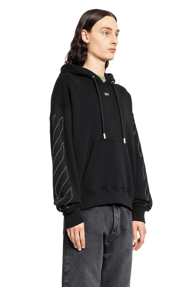 OFF-WHITE MAN BLACK SWEATSHIRTS