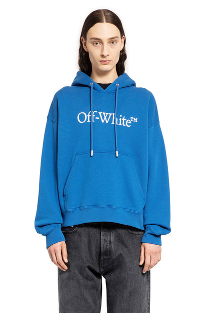 Antonioli OFF-WHITE MAN BLUE SWEATSHIRTS