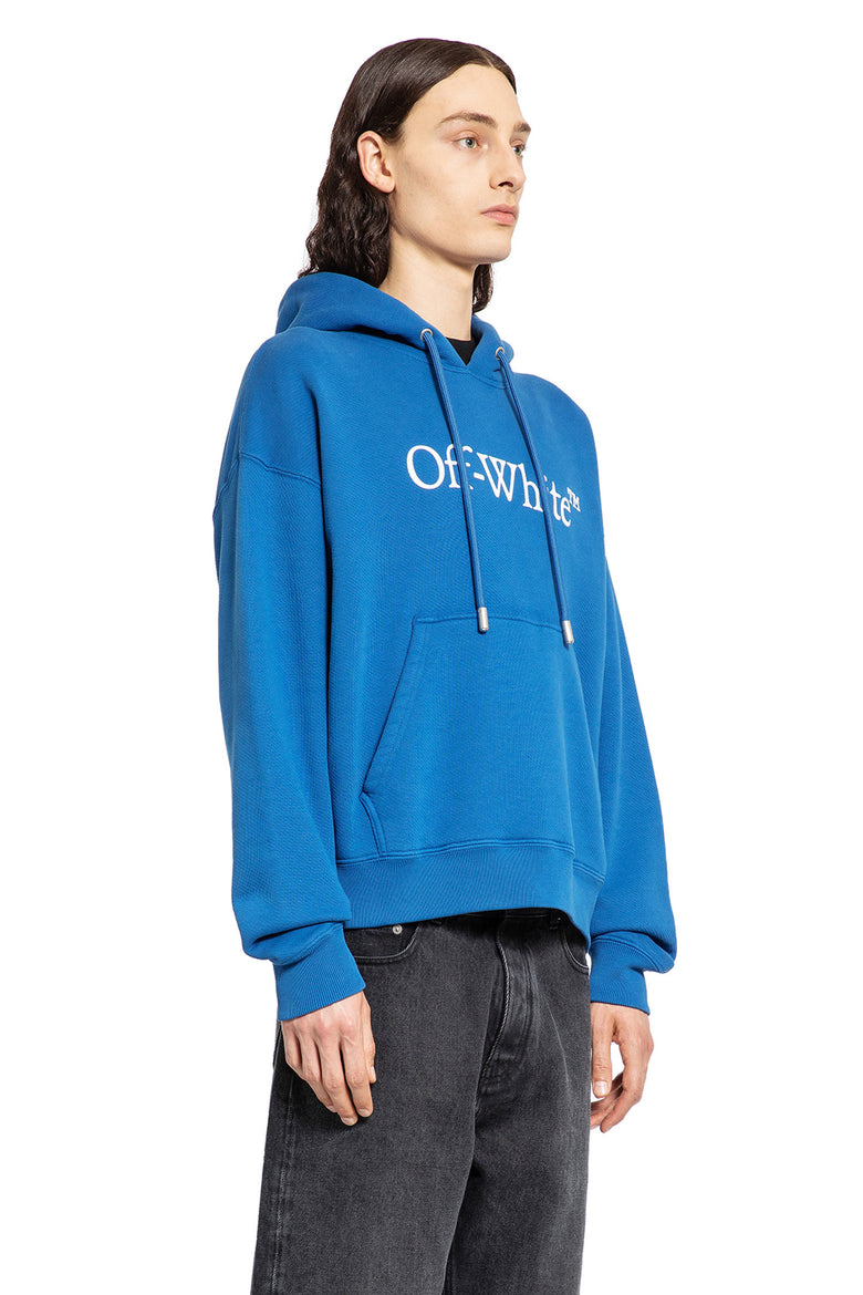 OFF-WHITE MAN BLUE SWEATSHIRTS