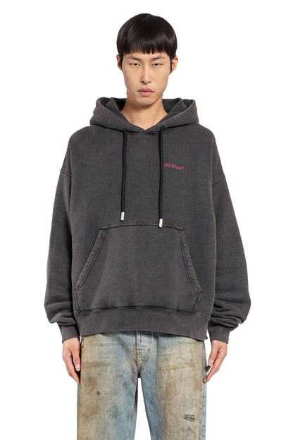 Antonioli OFF-WHITE MAN BLACK SWEATSHIRTS