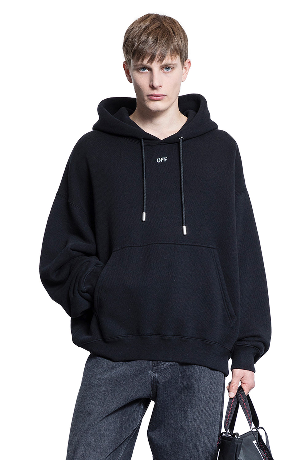 OFF-WHITE MAN BLACK SWEATSHIRTS