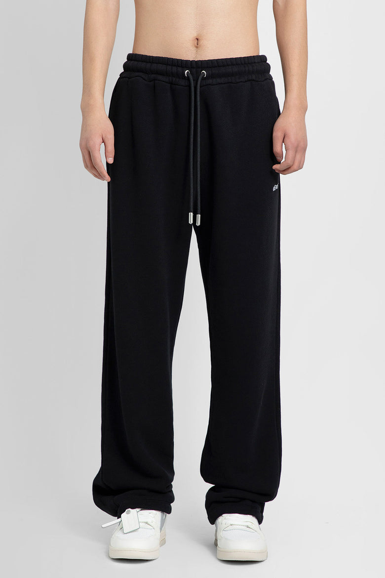 OFF-WHITE MAN BLACK TROUSERS