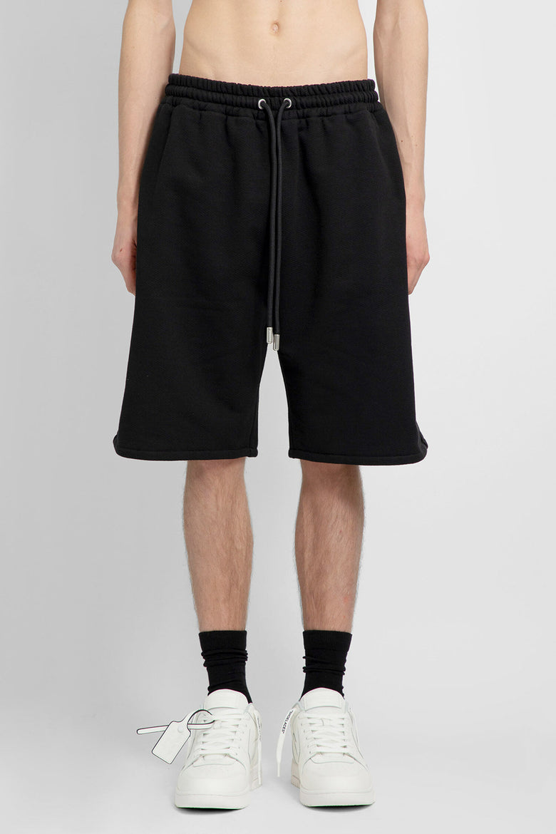 OFF-WHITE MAN BLACK SHORTS & SKIRTS