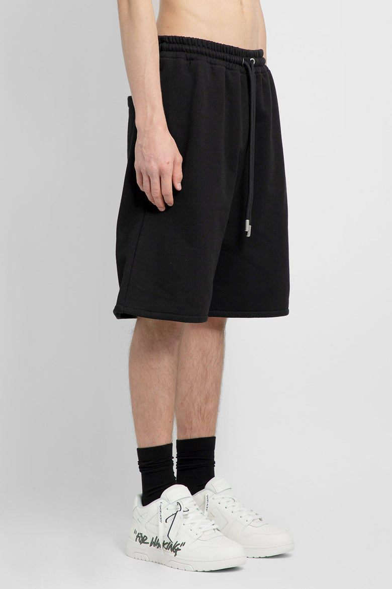 OFF-WHITE MAN BLACK SHORTS & SKIRTS