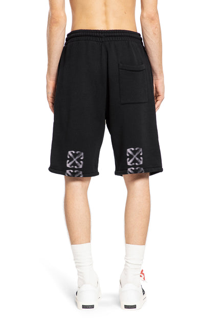 OFF-WHITE MAN BLACK SHORTS & SKIRTS