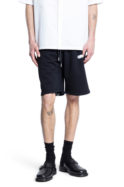 OFF-WHITE MAN BLACK SHORTS & SKIRTS