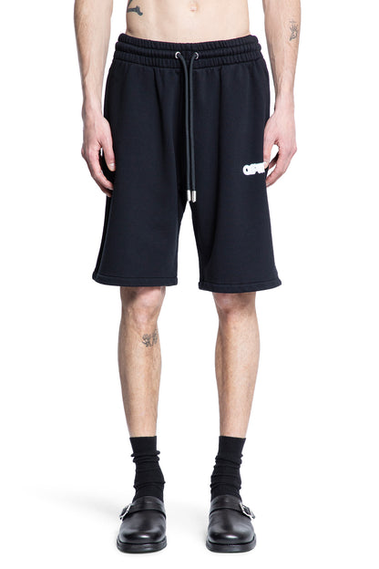 OFF-WHITE MAN BLACK SHORTS & SKIRTS