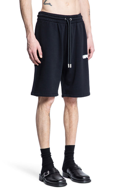 OFF-WHITE MAN BLACK SHORTS & SKIRTS