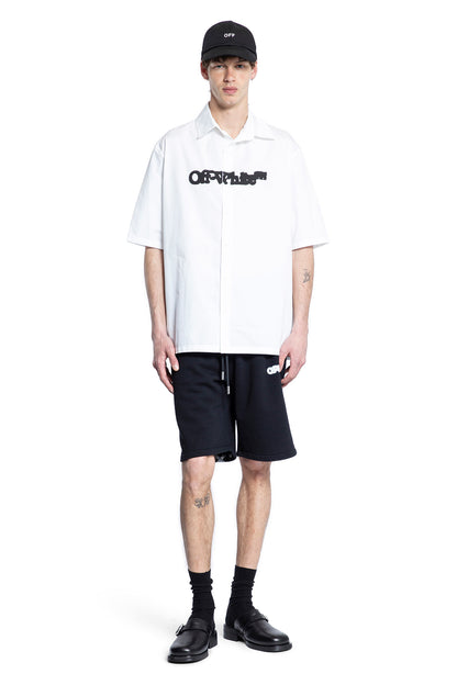 OFF-WHITE MAN BLACK SHORTS & SKIRTS