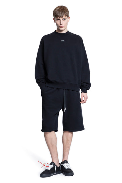 OFF-WHITE MAN BLACK TROUSERS