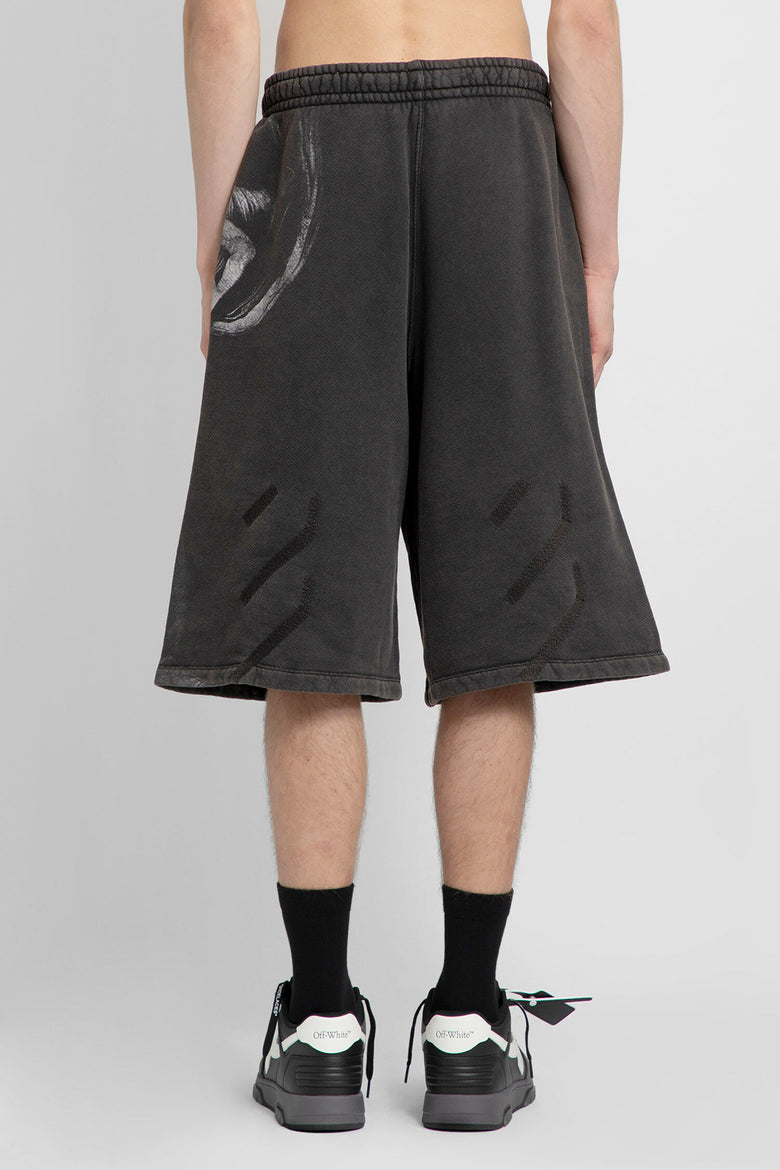 OFF-WHITE MAN GREY SHORTS & SKIRTS