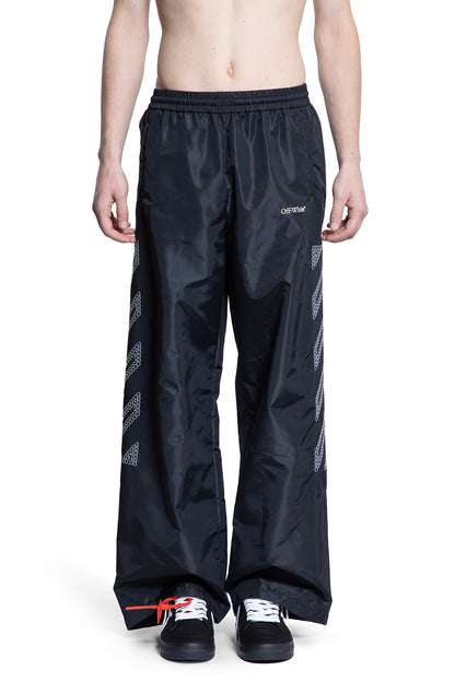 OFF-WHITE MAN BLACK TROUSERS