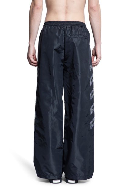 OFF-WHITE MAN BLACK TROUSERS