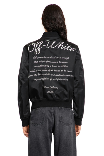 Antonioli OFF-WHITE MAN BLACK JACKETS