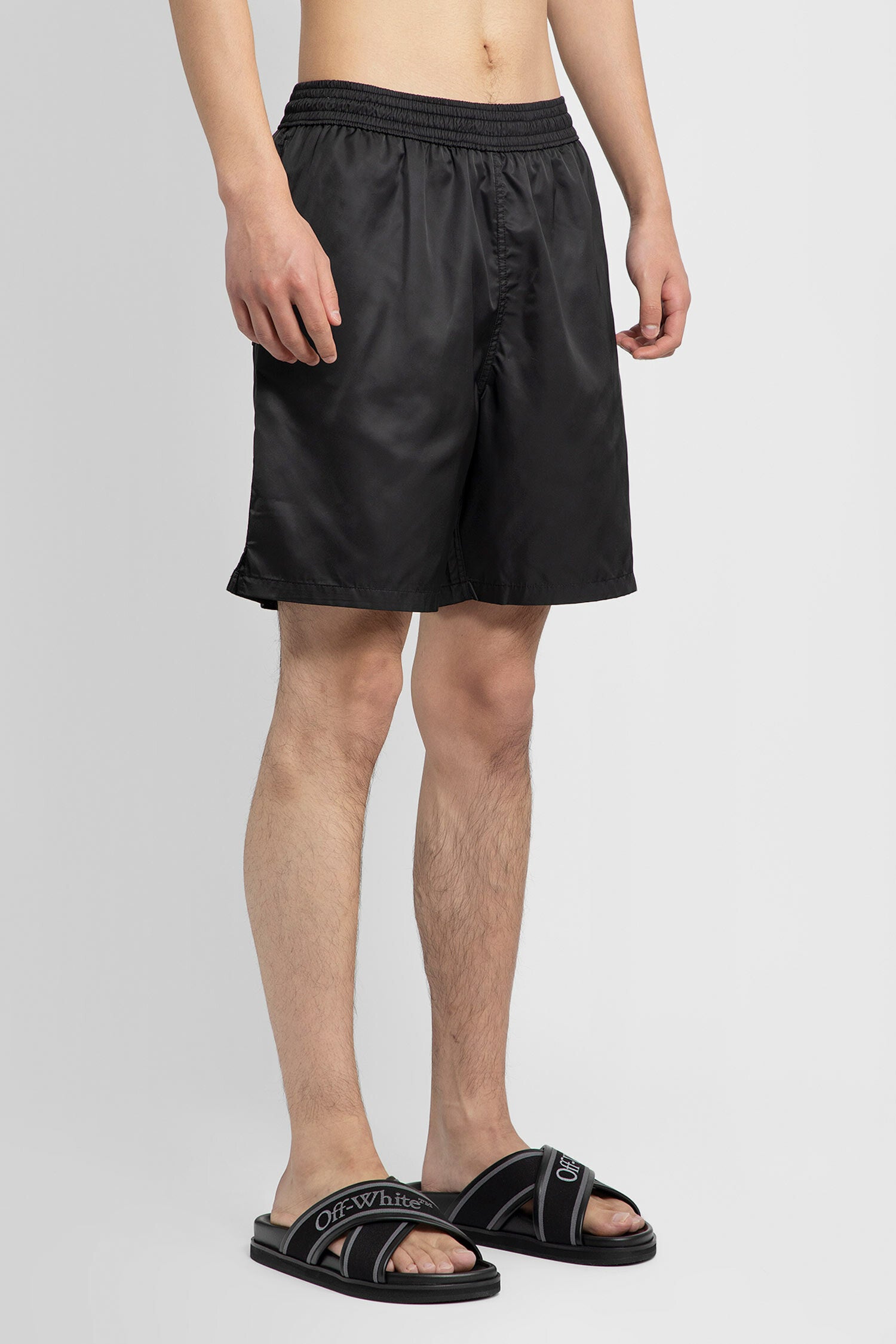 OFF-WHITE MAN BLACK SWIMWEAR