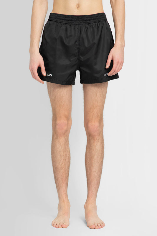 OFF-WHITE MAN BLACK SWIMWEAR