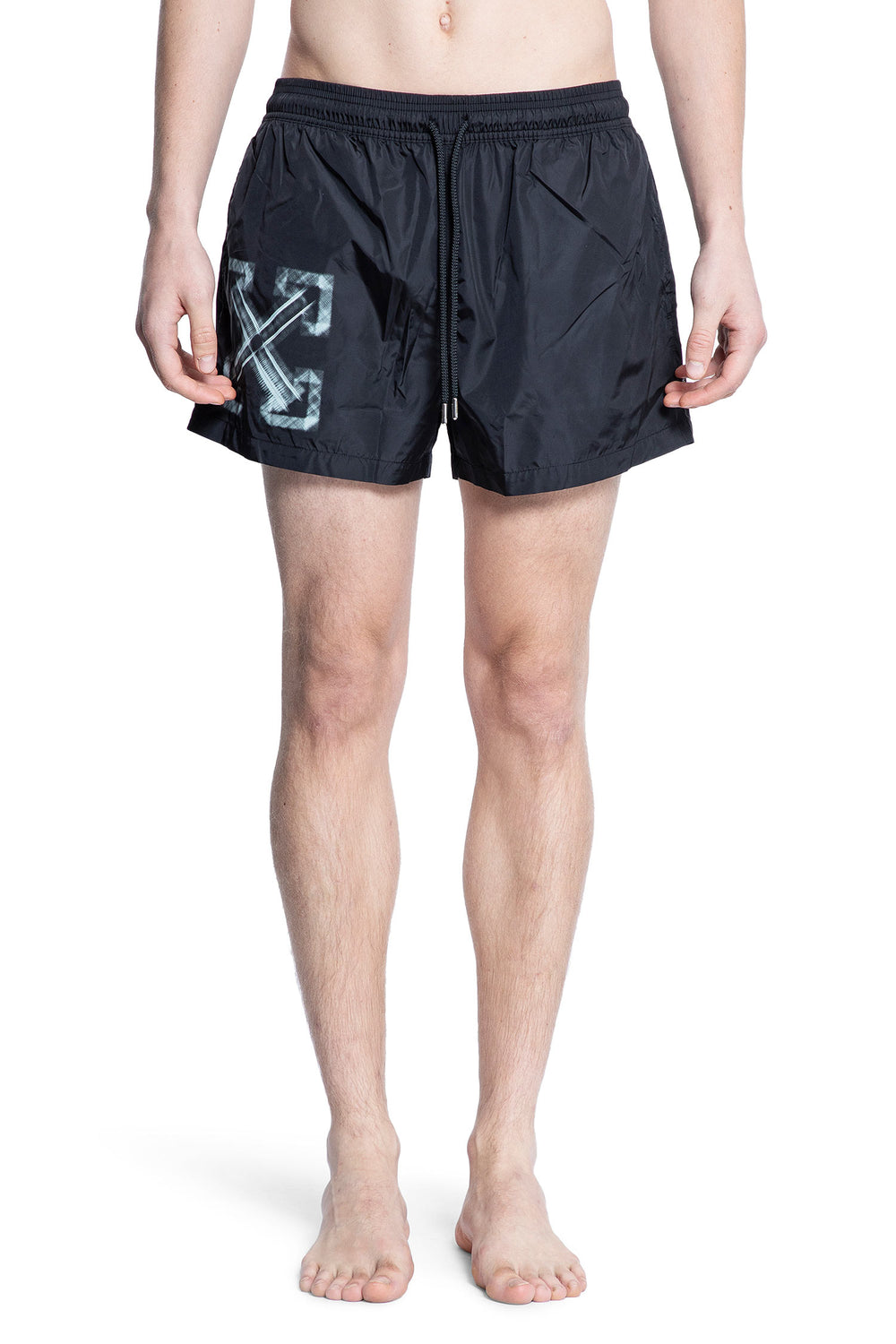 OFF-WHITE MAN BLACK SWIMWEAR