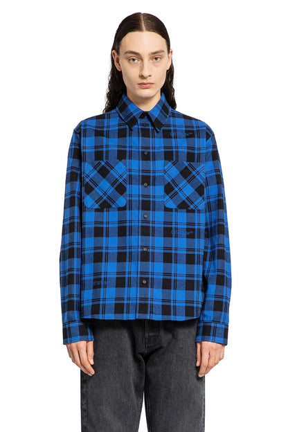 Antonioli OFF-WHITE MAN BLUE SHIRTS