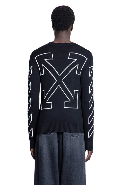 OFF-WHITE MAN BLACK KNITWEAR