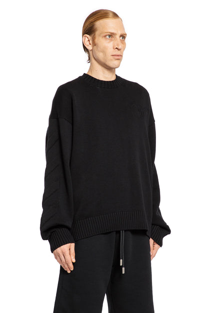 OFF-WHITE MAN BLACK KNITWEAR