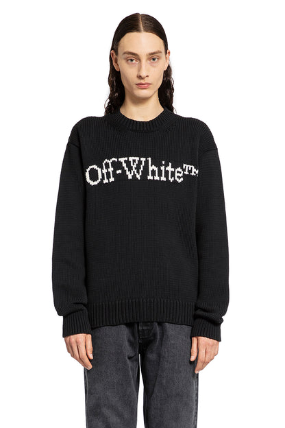 Antonioli OFF-WHITE MAN BLACK KNITWEAR