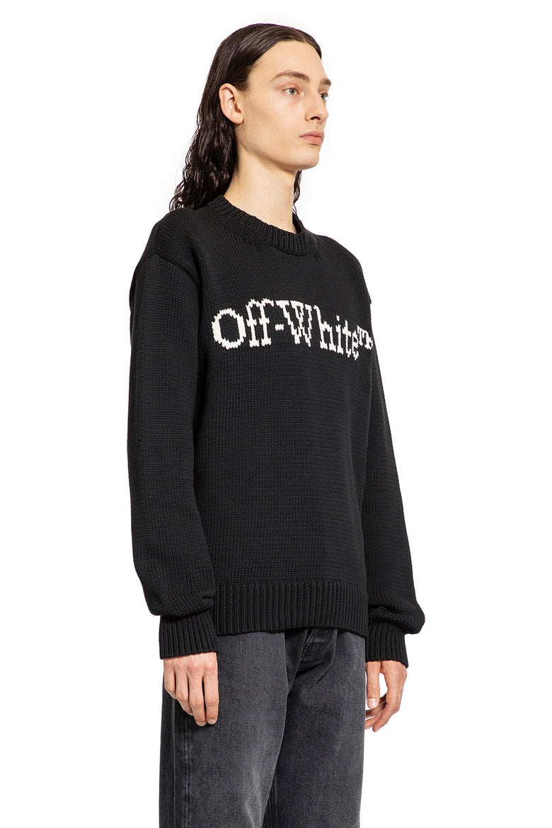 OFF-WHITE MAN BLACK KNITWEAR