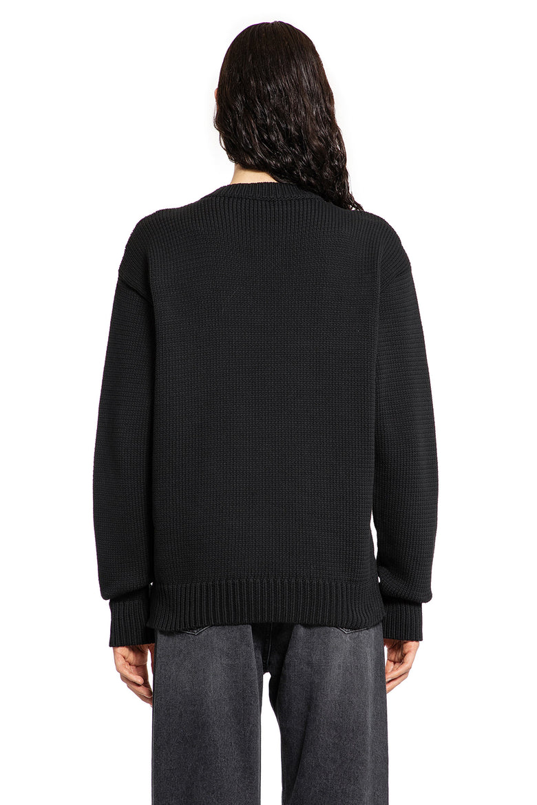 OFF-WHITE MAN BLACK KNITWEAR