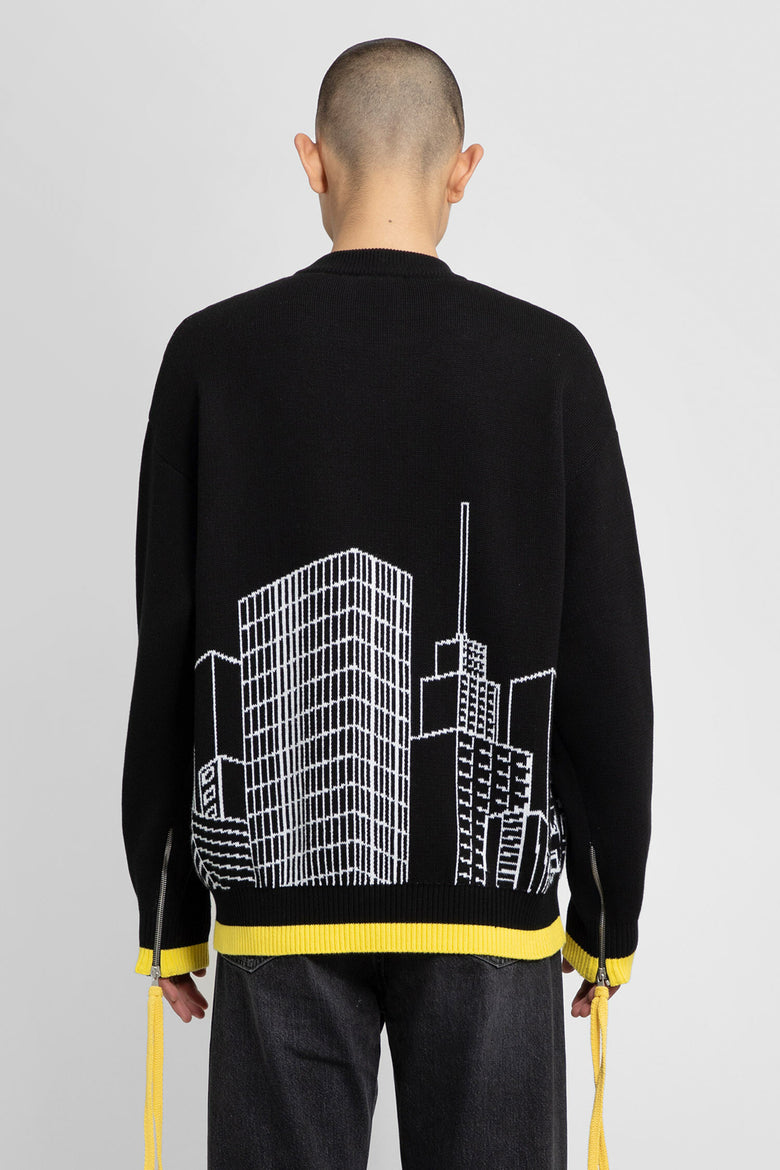 OFF-WHITE MAN BLACK&WHITE KNITWEAR