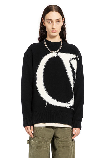 OFF-WHITE MAN BLACK&WHITE KNITWEAR