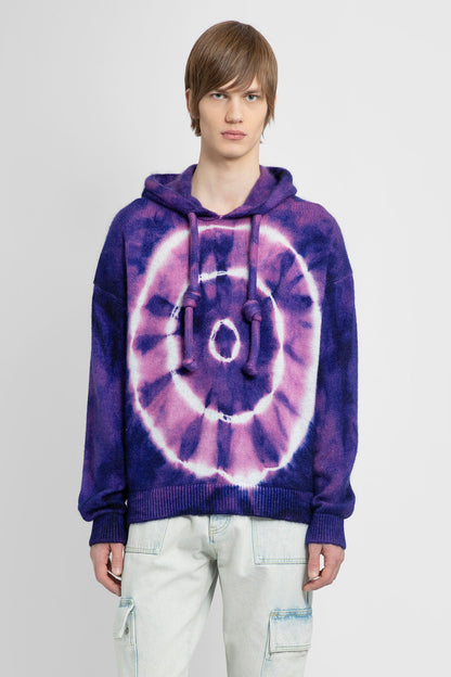 OFF-WHITE MAN PURPLE KNITWEAR