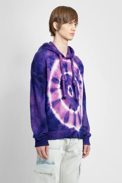 OFF-WHITE MAN PURPLE KNITWEAR