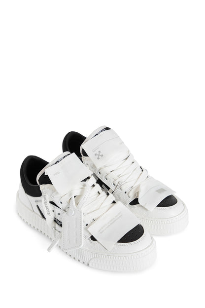 OFF-WHITE MAN BLACK&WHITE SNEAKERS