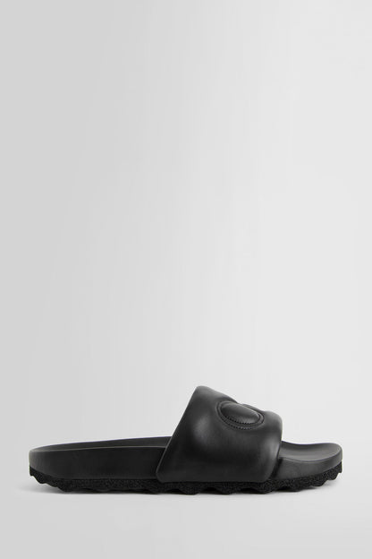 Antonioli OFF-WHITE MAN BLACK SANDALS & SLIDES