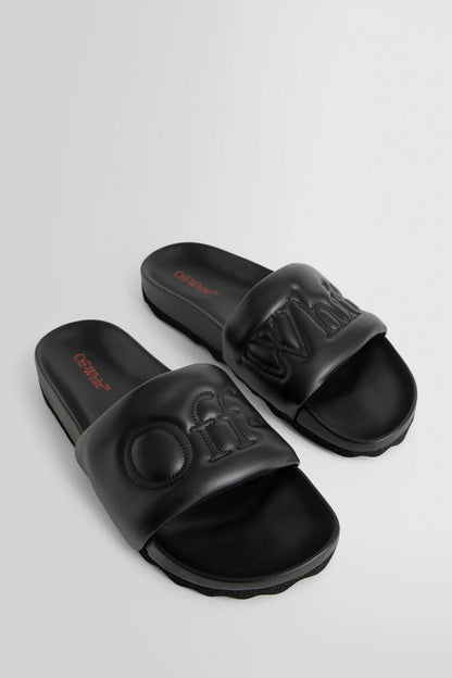 OFF-WHITE MAN BLACK SANDALS & SLIDES