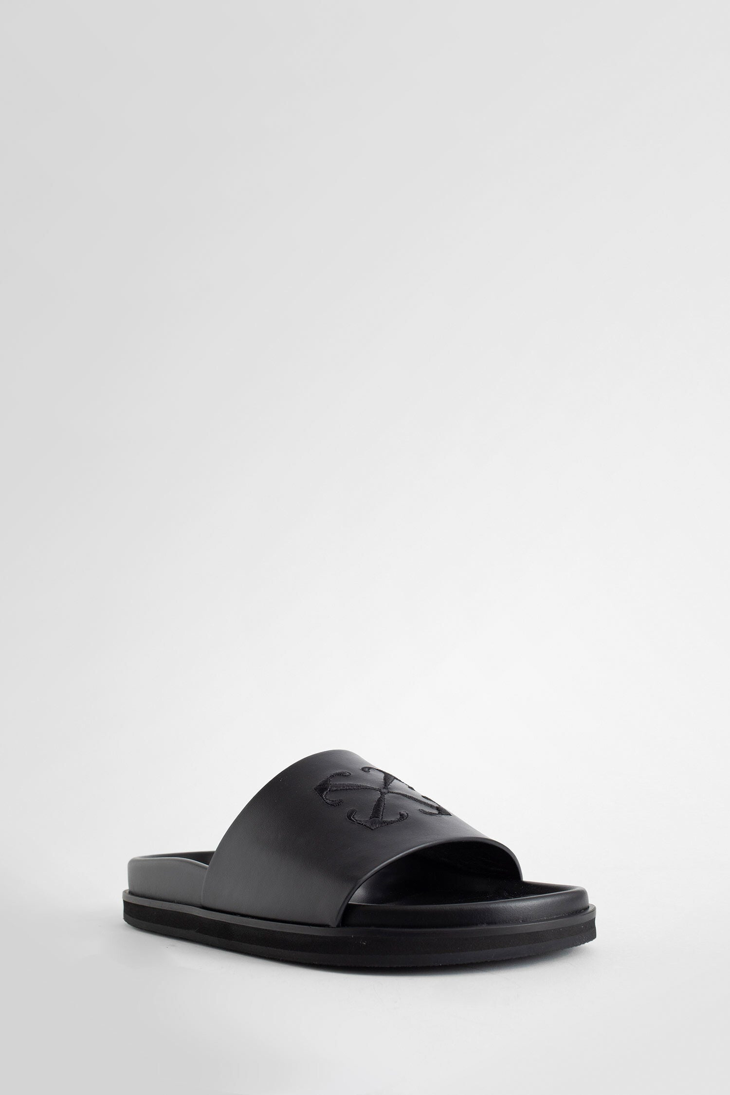 OFF-WHITE MAN BLACK SANDALS