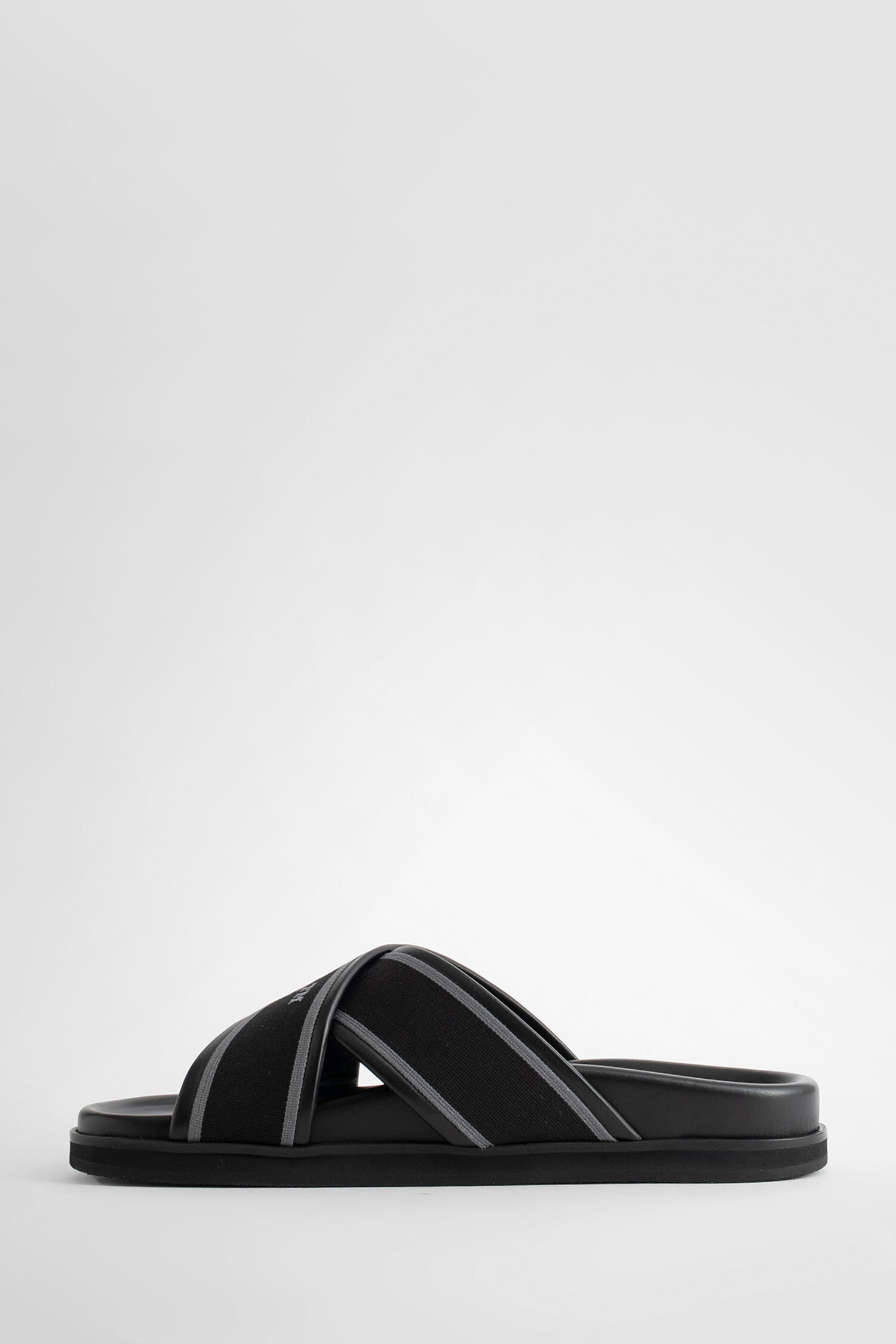 OFF-WHITE MAN BLACK SANDALS