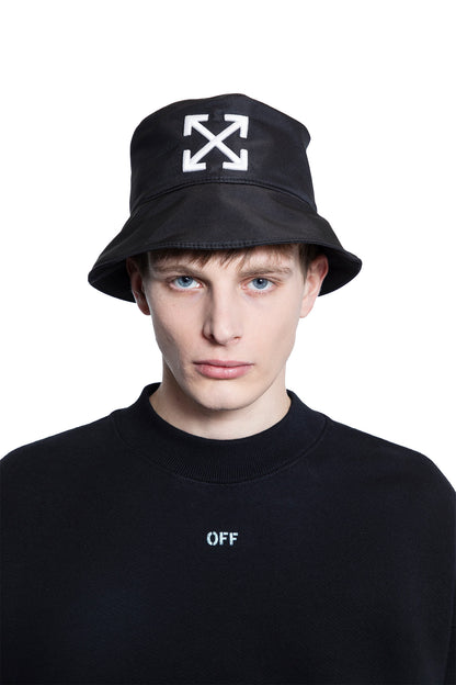 OFF-WHITE MAN BLACK HATS