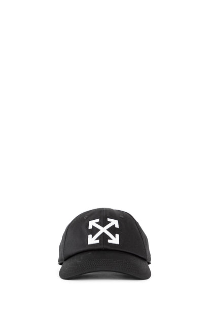 OFF-WHITE MAN BLACK HATS