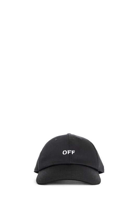 OFF-WHITE MAN BLACK HATS