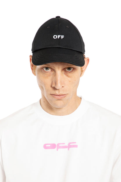 OFF-WHITE MAN BLACK HATS