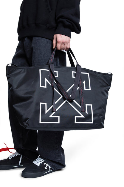 OFF-WHITE MAN BLACK TOTE BAGS