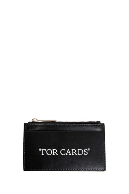 OFF-WHITE MAN BLACK WALLETS & CARDHOLDERS