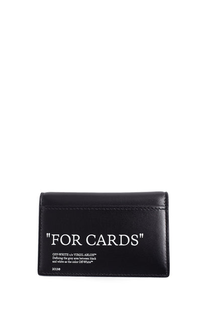 OFF-WHITE MAN BLACK WALLETS & CARDHOLDERS