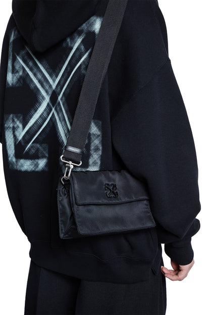 OFF-WHITE MAN BLACK CROSSBODY BAGS